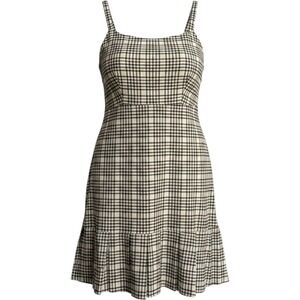 Hollister Mini Dress Plaid Preppy 90s Academia School Girl Grunge Womens Large